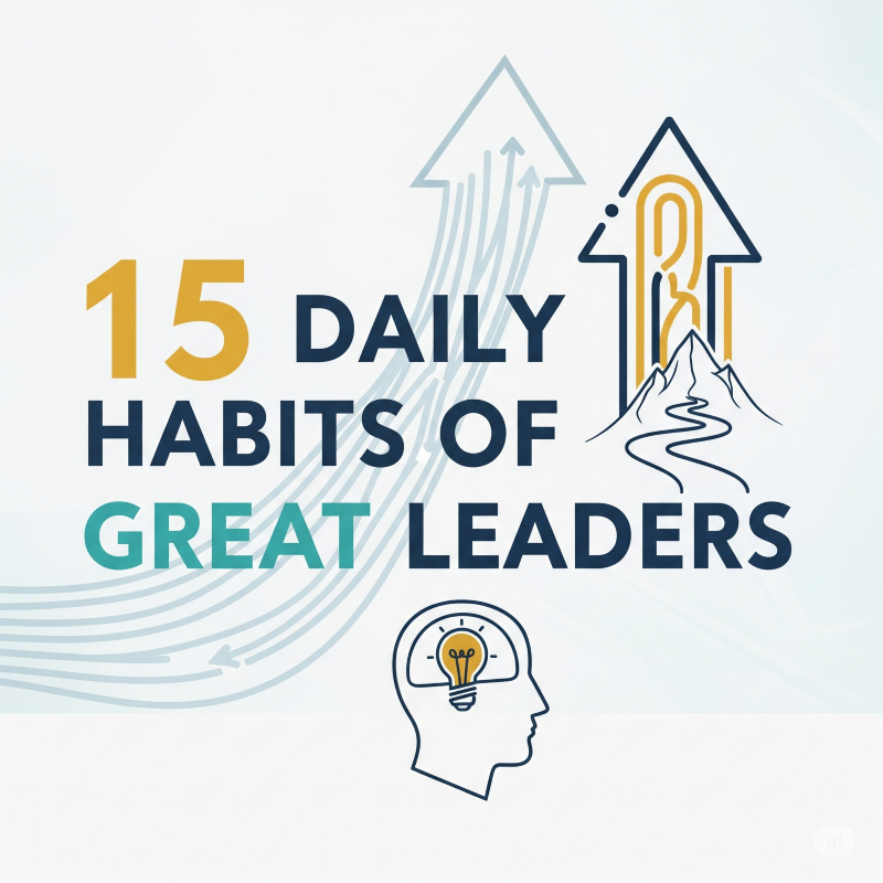 15 عادة يومية للقادة العظماء